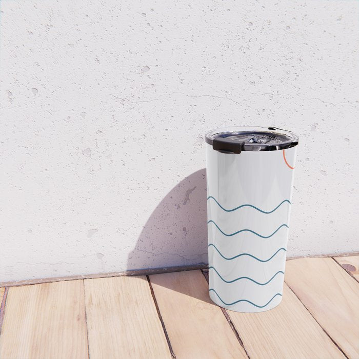 La Mer (Jour) Seascape Travel Mug Gallery Image 4