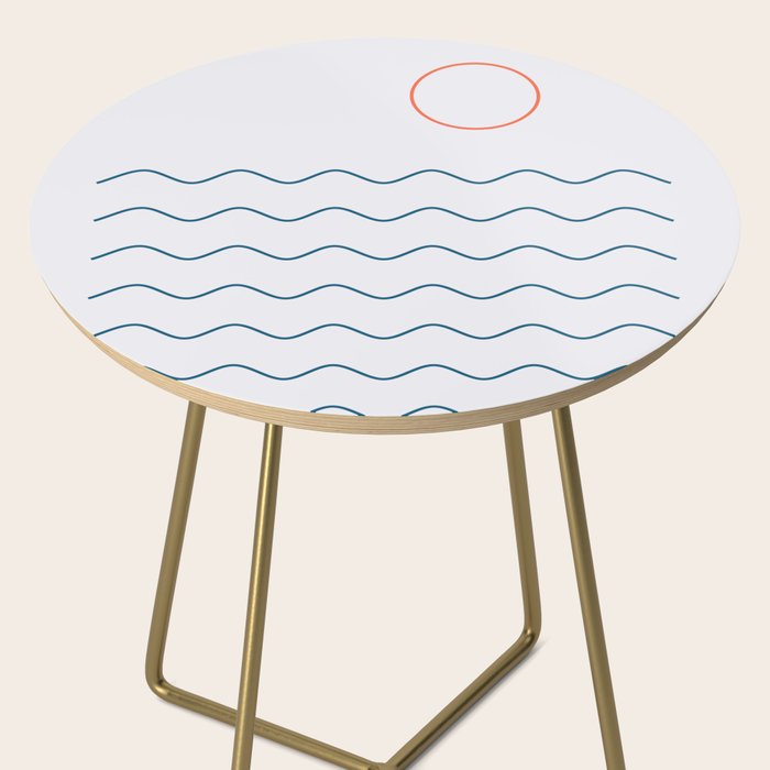La Mer (Jour) Seascape Side Table Gallery Image 2