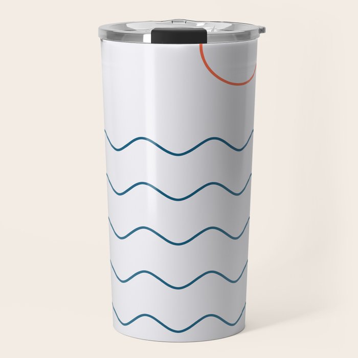 La Mer (Jour) Seascape Travel Mug Gallery Image 1