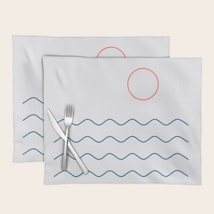 La Mer (Jour) Seascape Placemat Gallery Image 1