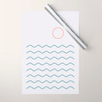 La Mer (Jour) Seascape Wrapping Paper Gallery Image 1