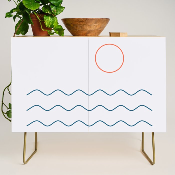 La Mer (Jour) Seascape Credenza Gallery Image 1