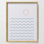 La Mer (Jour) Seascape Serving Tray Gallery Image 1