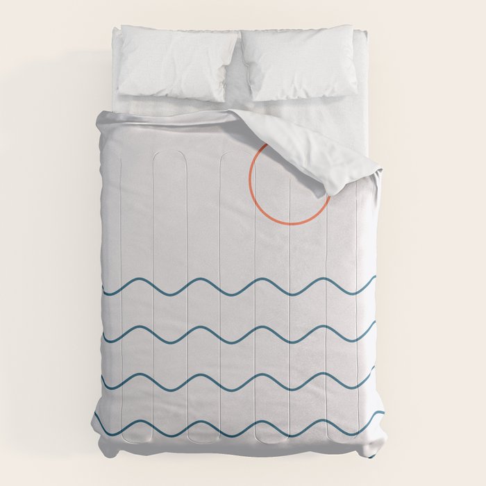 La Mer (Jour) Seascape Comforter Gallery Image 6