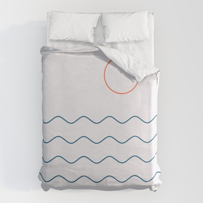 La Mer (Jour) Seascape Duvet Cover Gallery Image 6