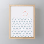 La Mer (Jour) Seascape Mini Art Print Gallery Image 1