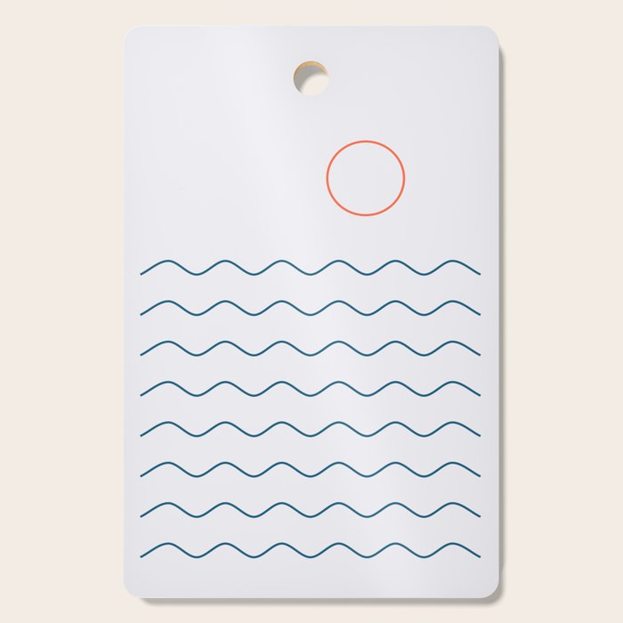La Mer (Jour) Seascape Cutting Board Gallery Image 1