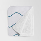 La Mer (Jour) Seascape Throw Blanket Gallery Image 3