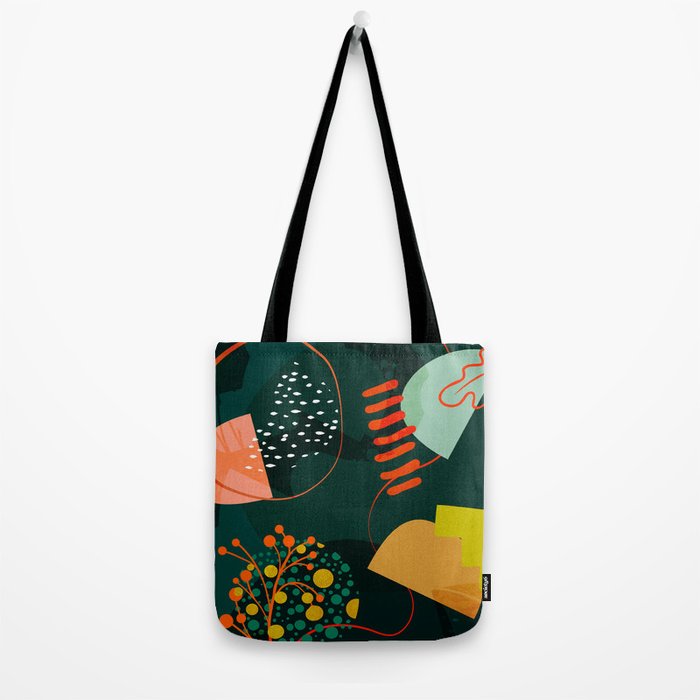 mid century garden shapes Tote Bag Gallery Image 2