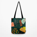 mid century garden shapes Tote Bag Gallery Image 2
