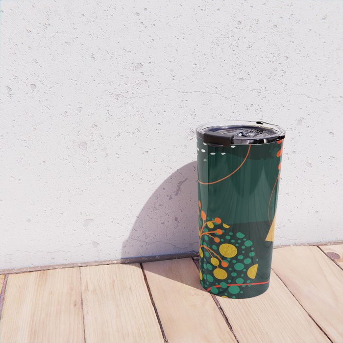 mid century garden shapes Travel Mug Gallery Image 4