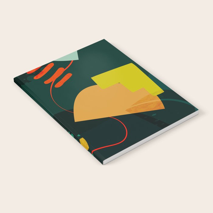 mid century garden shapes Notebook Gallery Image 2