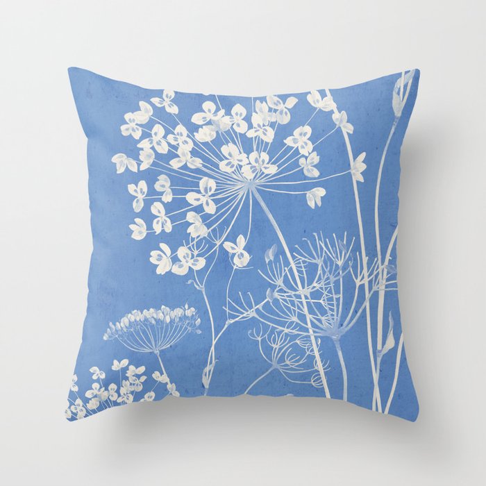 Wildflowers 12 Throw Pillow Gallery Image 1