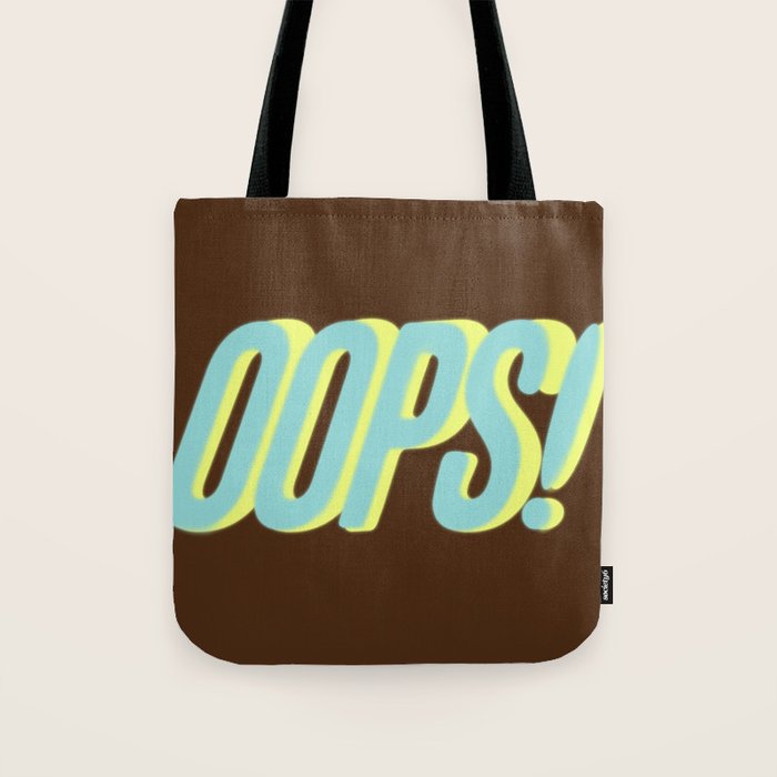 Oops Tote Bag Gallery Image 1
