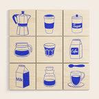 Coffee time Wood Wall Art Gallery Image 1