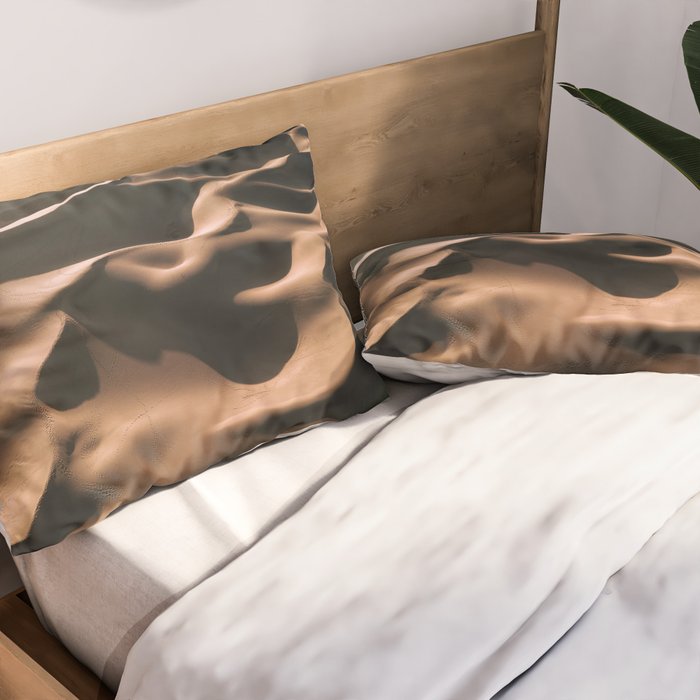 Abstract Dunes In The Desert Pillow Sham Gallery Image 2