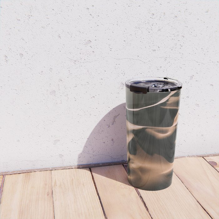 Abstract Dunes In The Desert Travel Mug Gallery Image 4