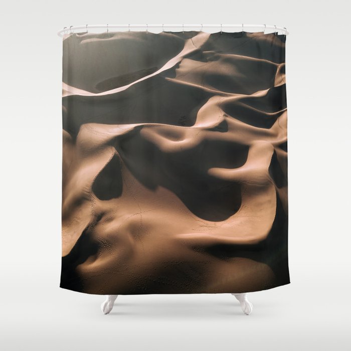 Abstract Dunes In The Desert Shower Curtain Gallery Image 1