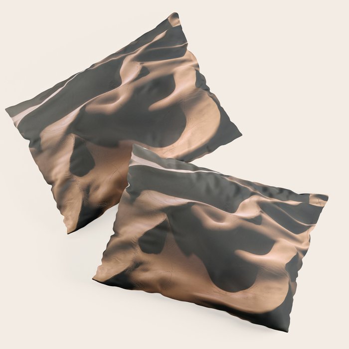 Abstract Dunes In The Desert Pillow Sham Gallery Image 1