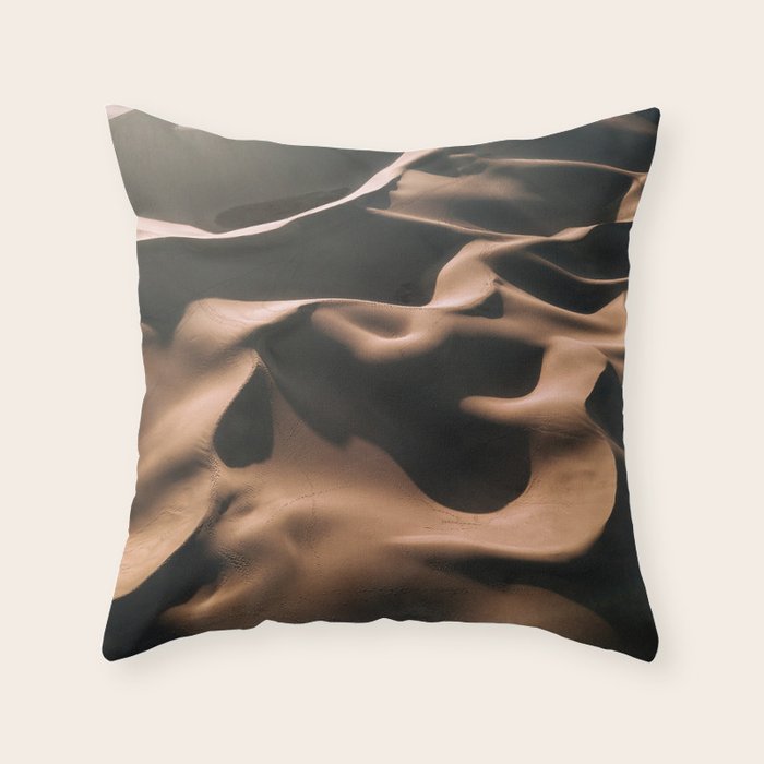 Abstract Dunes In The Desert Throw Pillow Gallery Image 6