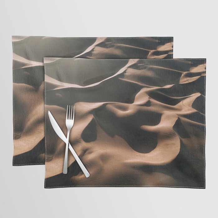 Abstract Dunes In The Desert Placemat Gallery Image 1