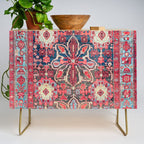 Bijar Kurdish Northwest Persian Rug Print Credenza Gallery Image 1