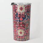 Bijar Kurdish Northwest Persian Rug Print Travel Mug Gallery Image 3