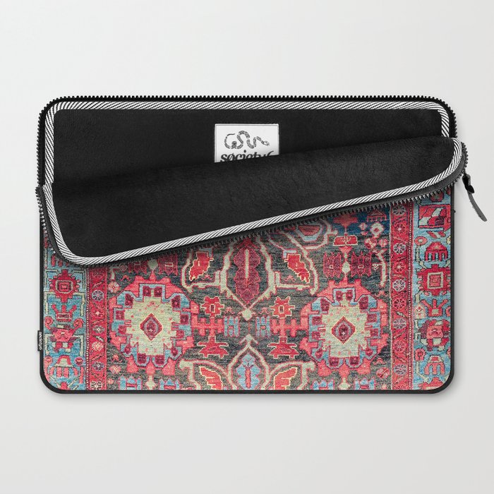 Bijar Kurdish Northwest Persian Rug Print Laptop Sleeve Gallery Image 2