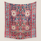 Bijar Kurdish Northwest Persian Rug Print Wall Tapestry Gallery Image 4