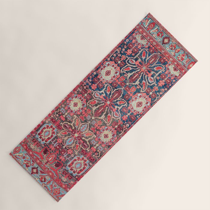 Bijar Kurdish Northwest Persian Rug Print Yoga Mat Gallery Image 1