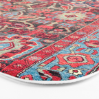 Bijar Kurdish Northwest Persian Rug Print Bath Mat Gallery Image 3