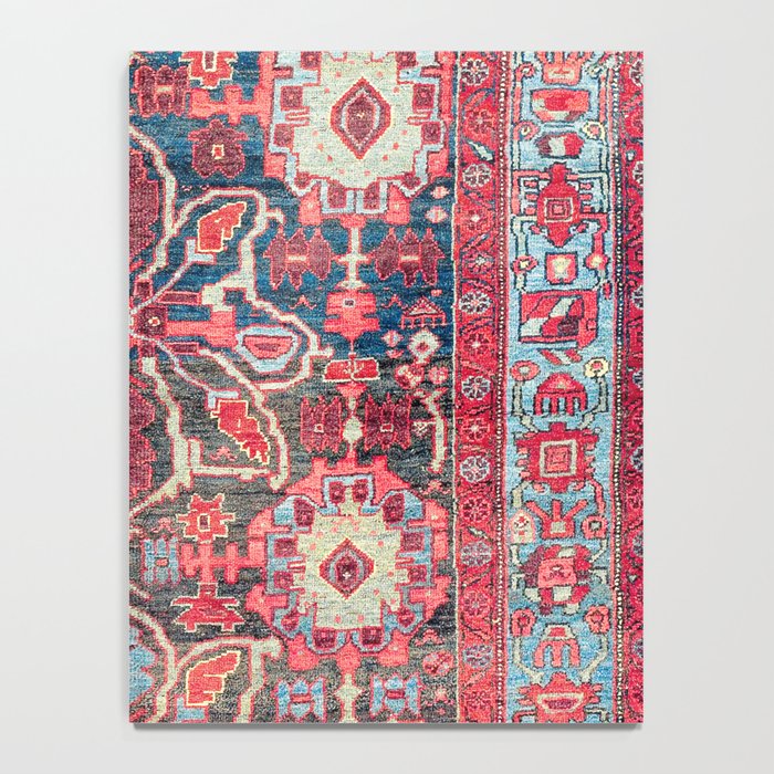 Bijar Kurdish Northwest Persian Rug Print Notebook Gallery Image 4