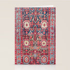 Bijar Kurdish Northwest Persian Rug Print Stationery Card Gallery Image 2