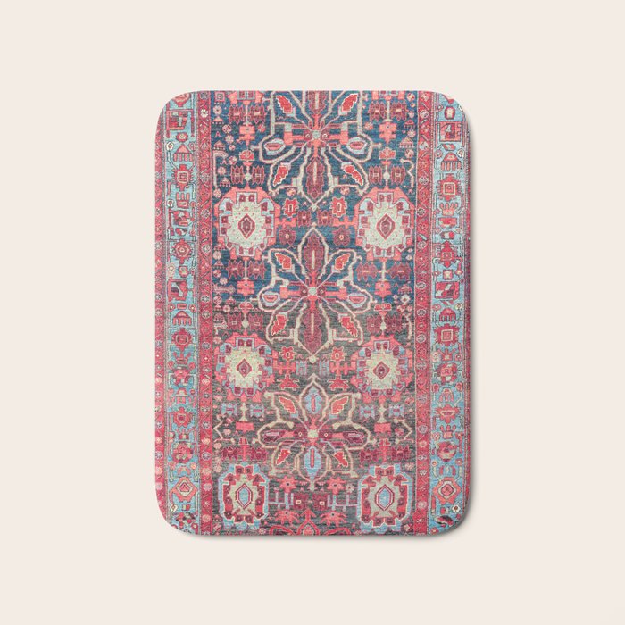 Bijar Kurdish Northwest Persian Rug Print Bath Mat Gallery Image 1