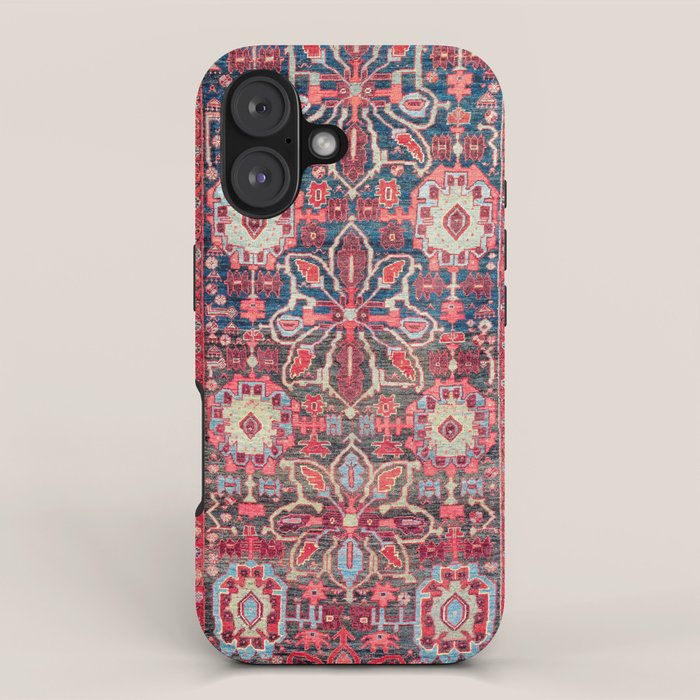 Bijar Kurdish Northwest Persian Rug Print iPhone Case Gallery Image 1