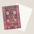 Bijar Kurdish Northwest Persian Rug Print Stationery Card Gallery Image 2