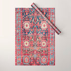 Bijar Kurdish Northwest Persian Rug Print Wrapping Paper Gallery Image 1
