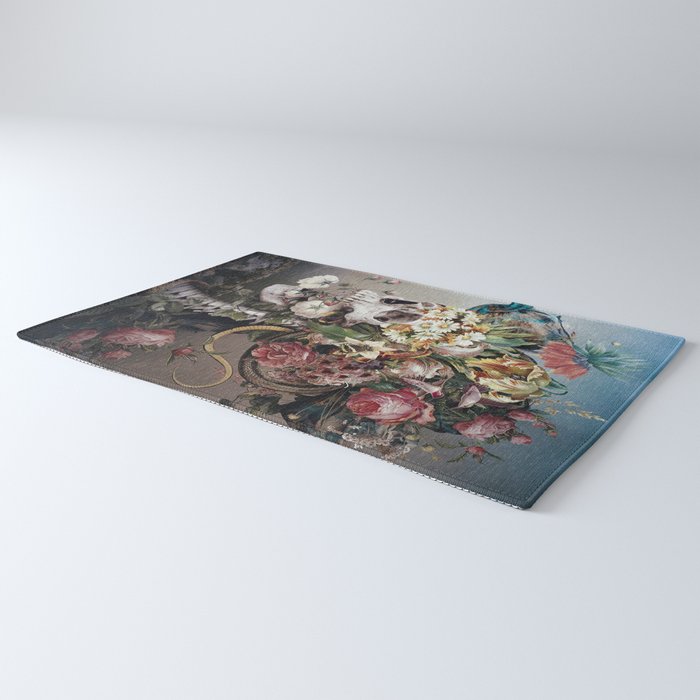 Flower skull Rug Gallery Image 3
