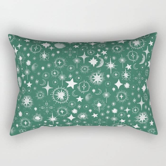 Greenish stellar S Rectangular Pillow Gallery Image 2