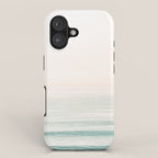 Washed Out Ocean Waves // California Beach Surf Horizon Summer Sunrise Abstract Photograph Vibes iPhone Case Gallery Image 1