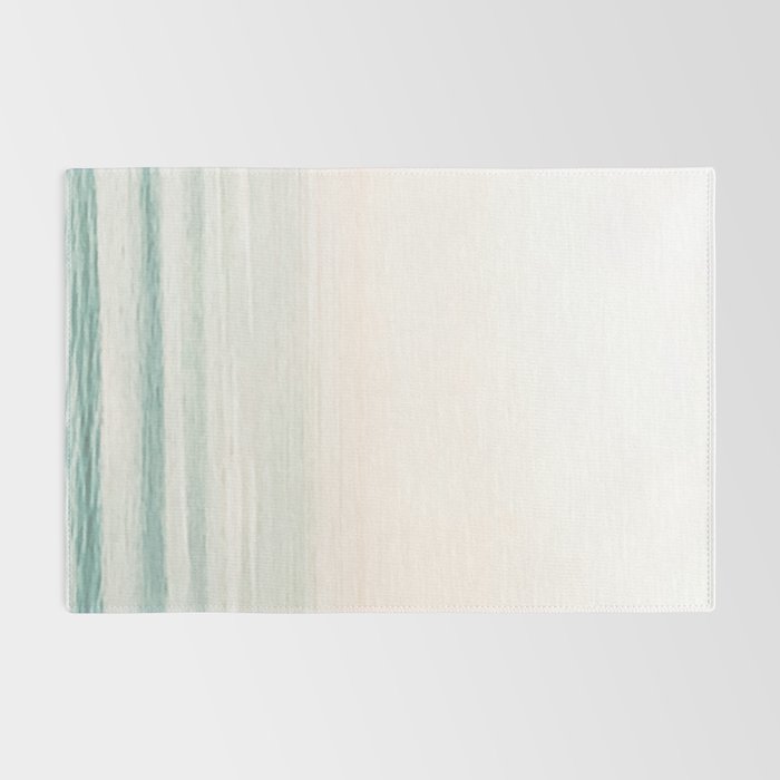 Washed Out Ocean Waves // California Beach Surf Horizon Summer Sunrise Abstract Photograph Vibes Rug Gallery Image 2