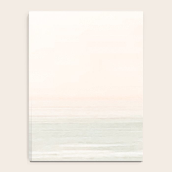 Washed Out Ocean Waves // California Beach Surf Horizon Summer Sunrise Abstract Photograph Vibes Notebook Gallery Image 4