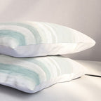 Washed Out Ocean Waves // California Beach Surf Horizon Summer Sunrise Abstract Photograph Vibes Pillow Sham Gallery Image 3