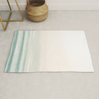 Washed Out Ocean Waves // California Beach Surf Horizon Summer Sunrise Abstract Photograph Vibes Rug Gallery Image 1