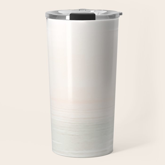 Washed Out Ocean Waves // California Beach Surf Horizon Summer Sunrise Abstract Photograph Vibes Travel Mug Gallery Image 1