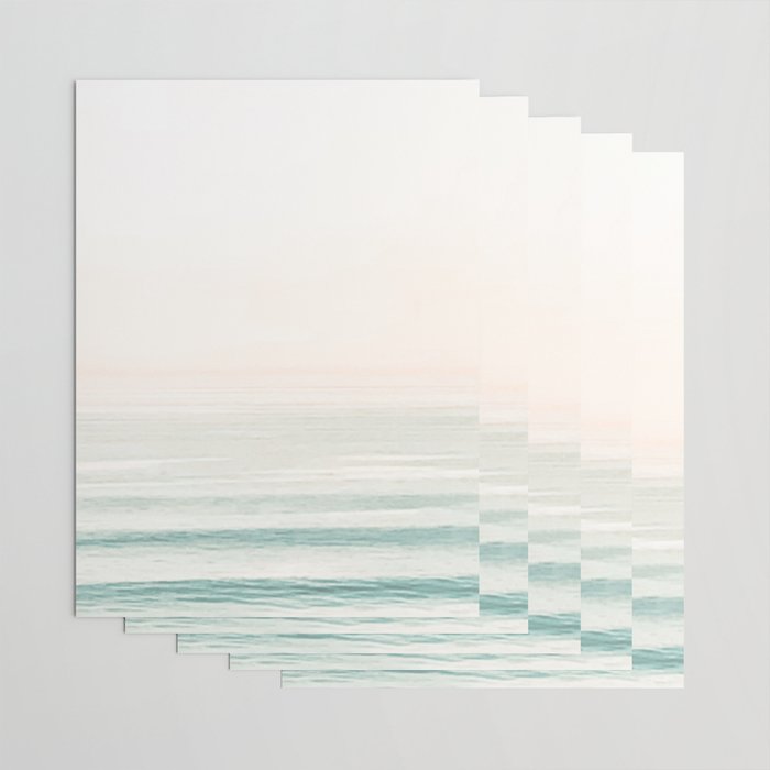 Washed Out Ocean Waves // California Beach Surf Horizon Summer Sunrise Abstract Photograph Vibes Wrapping Paper Gallery Image 3