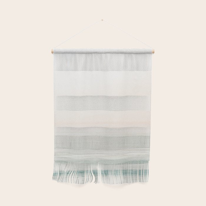 Washed Out Ocean Waves // California Beach Surf Horizon Summer Sunrise Abstract Photograph Vibes Wall Hanging Gallery Image 1
