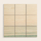 Washed Out Ocean Waves // California Beach Surf Horizon Summer Sunrise Abstract Photograph Vibes Wood Wall Art Gallery Image 1