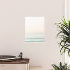 Washed Out Ocean Waves // California Beach Surf Horizon Summer Sunrise Abstract Photograph Vibes Poster Gallery Image 2