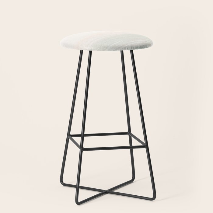 Washed Out Ocean Waves // California Beach Surf Horizon Summer Sunrise Abstract Photograph Vibes Stool Gallery Image 1